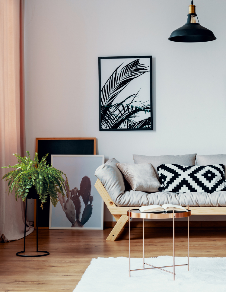 wood flooring in sitting area living room